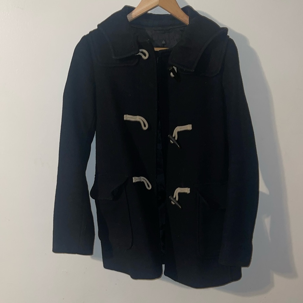Uniqlo woman’s pea coat with hood